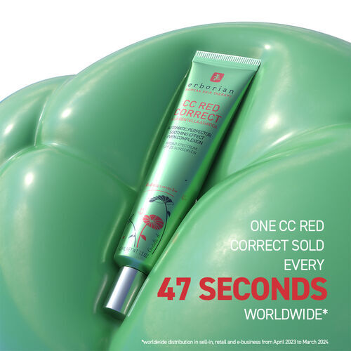 Erborian CC Red Correct 1.5 oz | Green color corrector | Erborian US